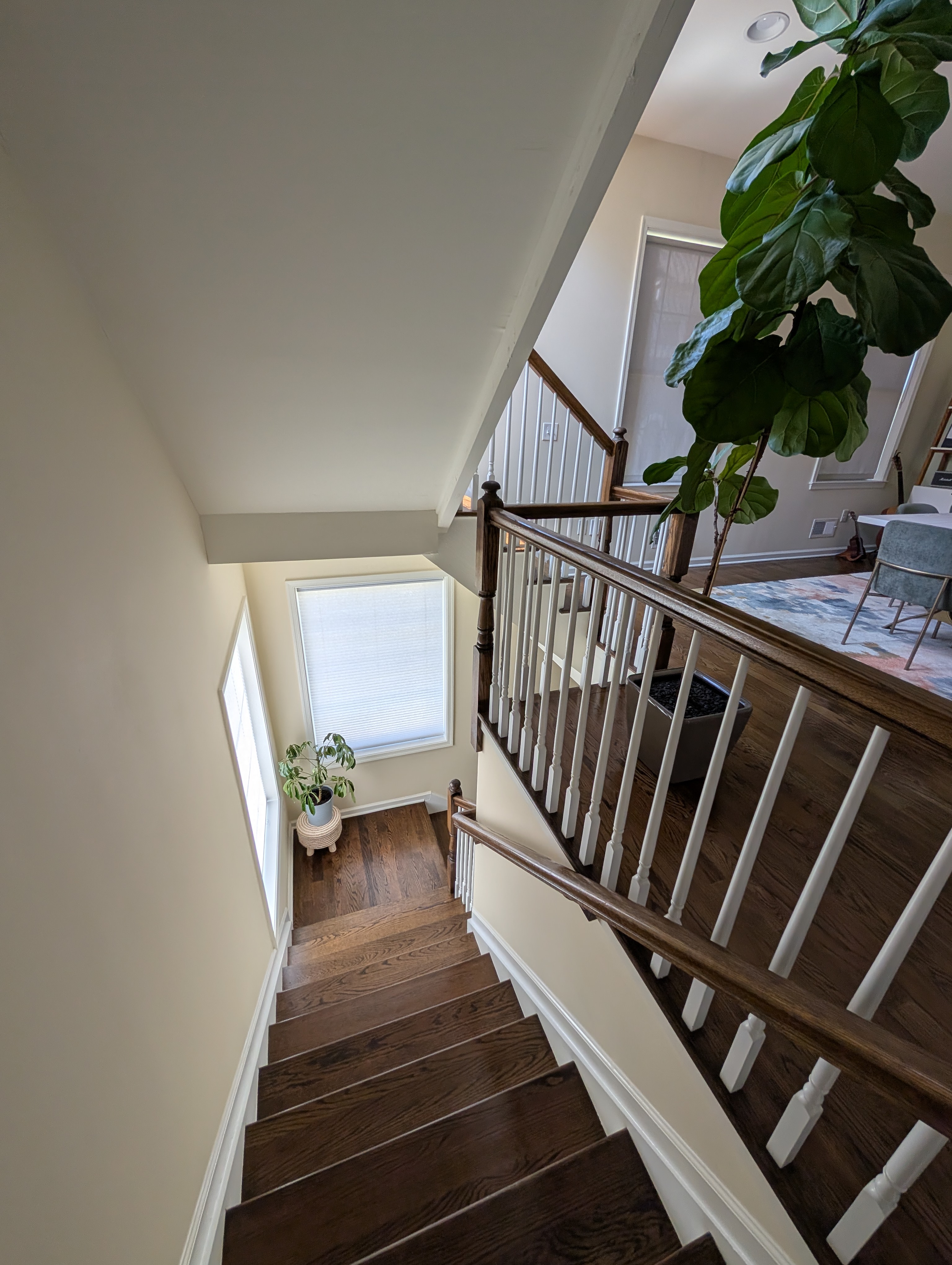 Staircase from above